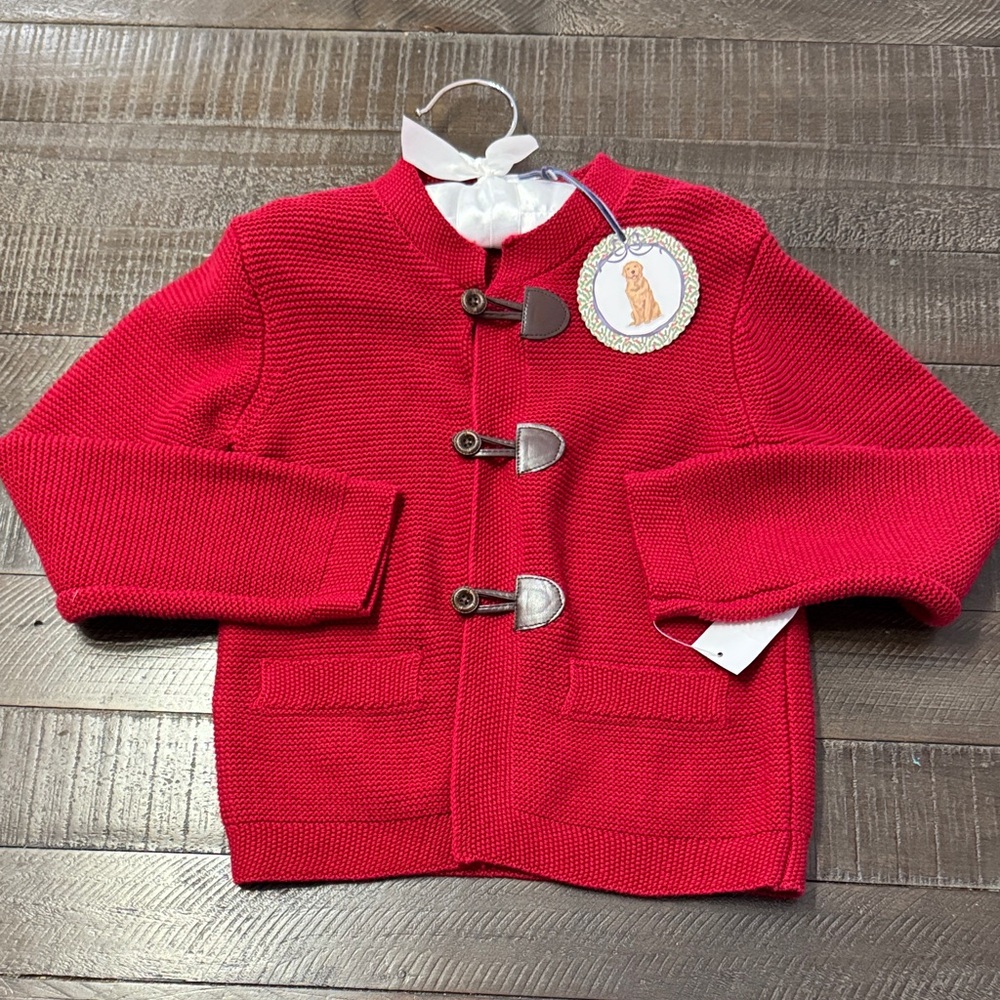 NEW Edgehill collection red sweater for girls